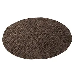 Tapete redondo - Amberley Natural Cotton Shaggy (rjava)