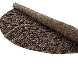 Tapete redondo - Amberley Natural Cotton Shaggy (rjava)