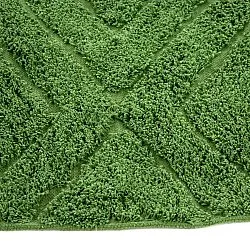 Tapete redondo - Amberley Natural Cotton Shaggy (zelena)