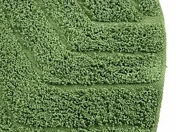 Tapete redondo - Amberley Natural Cotton Shaggy (zelena)