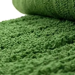 Tapete redondo - Amberley Natural Cotton Shaggy (zelena)