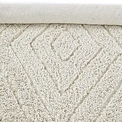 Tapetes felpudos - Amberley Natural Cotton Shaggy (umazano bela)