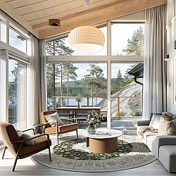 Tapete redondo - Arabella (verde)