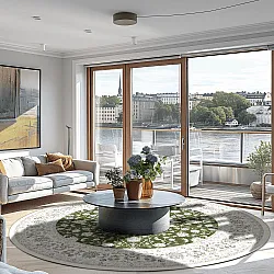 Tapete redondo - Arabella (verde)