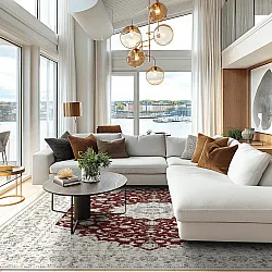 Tapete Wilton - Arabella (bordô)