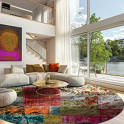 Tapete redondo - Ariana (multicolorido)