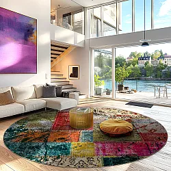 Tapete redondo - Ariana (multicolorido)