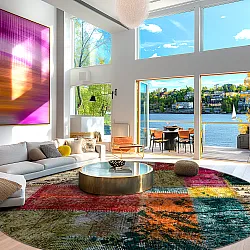 Tapete redondo - Ariana (multicolorido)