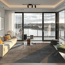 Tapete Wilton - Artena (cinza)