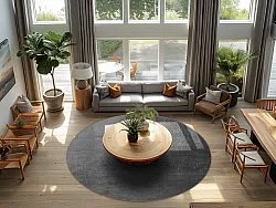 Tapete redondo - Artena (cinza)