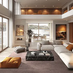 Tapete Wilton - Artena (cinza/marrom)