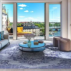 Tapete Wilton - Badem (azul)