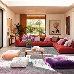 Tapete Wilton - Badem (rosa/multicolorido)