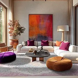 Tapete Wilton - Badem (rosa/multicolorido)