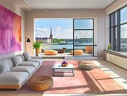 Tapete Wilton - Baden (rosa)