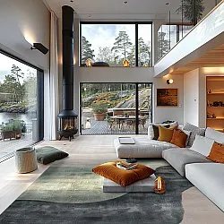 Tapete Wilton - Barcelona (verde)