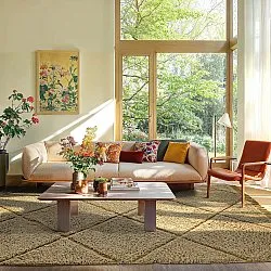 Tapetes felpudos - Bellevue Natural Cotton Shaggy (bež/rjava)