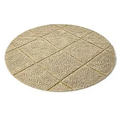 Tapete redondo - Bellevue Natural Cotton Shaggy (bež/rjava)