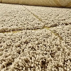 Tapete redondo - Bellevue Natural Cotton Shaggy (bež/rjava)