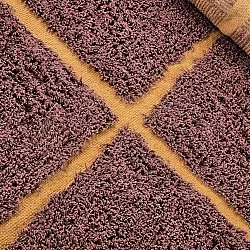 Tapete redondo - Bellevue Natural Cotton Shaggy (rdeča/oranžna)