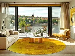 Tapete redondo - Benali (dourado)