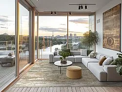 Tapete Wilton - Ben Arous (verde)