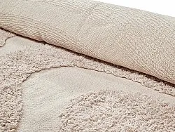 Tapetes felpudos - Bonnie Natural Cotton Shaggy (bege)