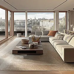 Tapete Wilton - Bornos (cinza/bege)