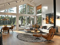 Tapete redondo - Bouhjar (cinza/multicolorido)