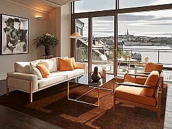 Tapete Wilton - Bovera (marrom/vermelho)