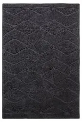 Tapetes felpudos - Brynn Natural Cotton Shaggy (preto)