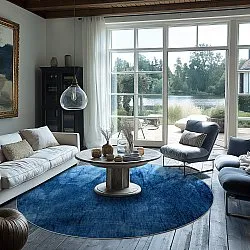 Tapete redondo - Cargese (azul)