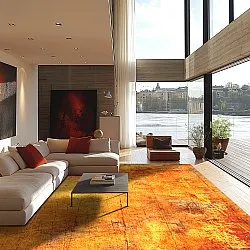 Tapete Wilton - Cesano (laranja)