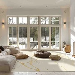 Tapete Wilton - Cesina (bege/dourado)