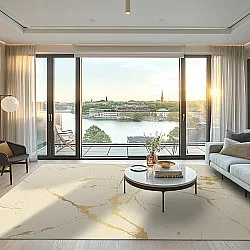 Tapete Wilton - Cesina (bege/dourado)