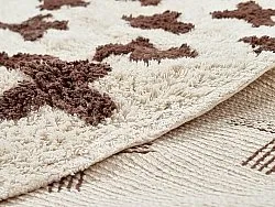 Tapete redondo - Chesley Natural Cotton Shaggy (bege)