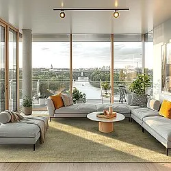 Tapete Wilton - Chodos (dourado)