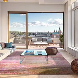 Tapete Wilton - Cicoria (rosa/roxo)