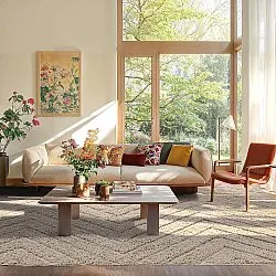 Tapetes felpudos - Conara Natural Cotton Shaggy (bež)