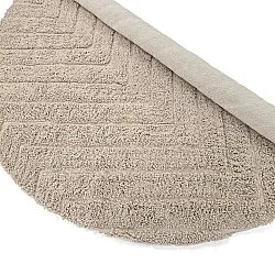 Tapete redondo - Conara Natural Cotton Shaggy (bež)