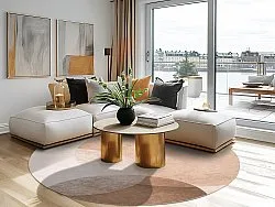 Tapete redondo - Craon (multicolorido)