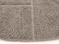 Tapete redondo - Cremona Natural Cotton Shaggy (taupe)