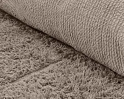 Tapete redondo - Cremona Natural Cotton Shaggy (taupe)