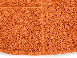 Tapete redondo - Cremona Natural Cotton Shaggy (laranja)
