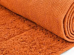 Tapete redondo - Cremona Natural Cotton Shaggy (laranja)