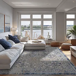 Tapete Wilton - Denizli (azul)