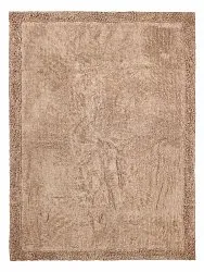 Tapetes felpudos - Ebba Natural Cotton Shaggy (marrom)