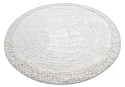 Tapete redondo - Ebba Natural Cotton Shaggy (offwhite)