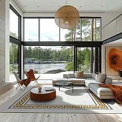 Tapete Wilton - Egiali (cinza)