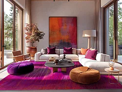 Tapete Wilton - Elowen (rosa)